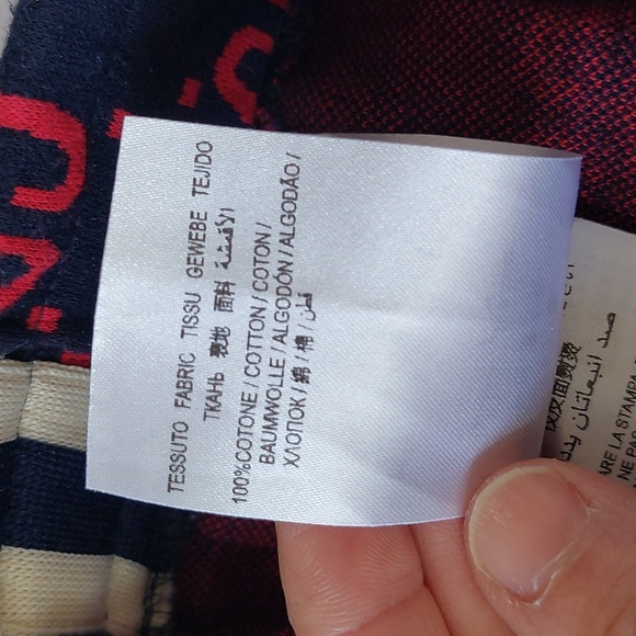Gucci monogram red jacquard navy jogger - Picture 12 of 15